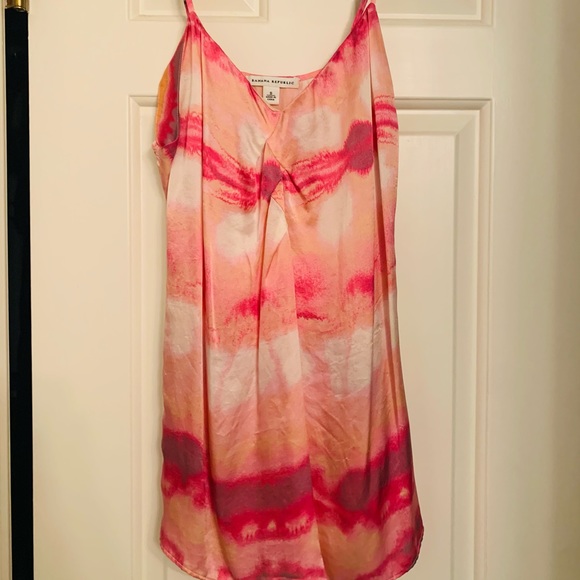Banana Republic Tops - Banana Republic Tie dye pink/orange silk camisole